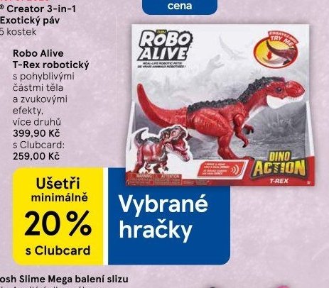 Robo Alive T-Rex robotický