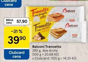 Dezert Trancetto Balconi
