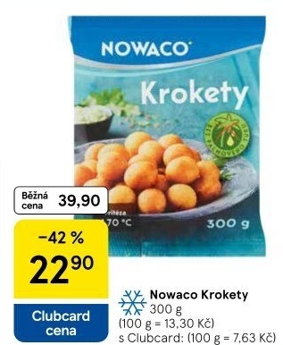 Krokety mražené Nowaco