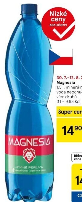 Přírodní voda Magnesia