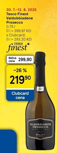 Prosecco Valdobbiadene Tesco Finest