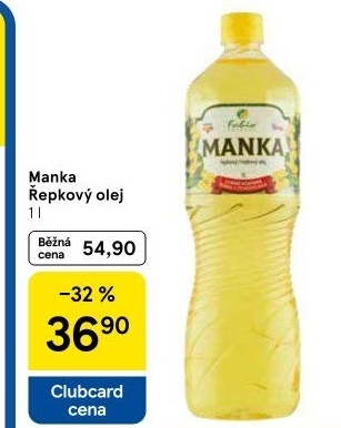 Řepkový olej Manka Fabio