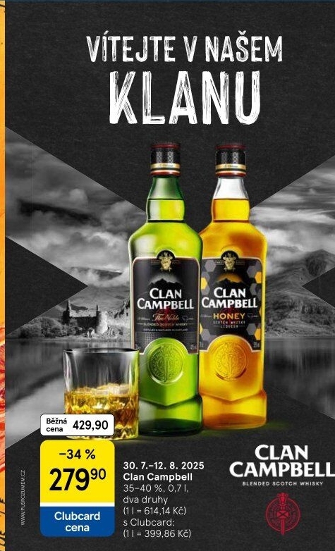 Whisky Clan Campbell