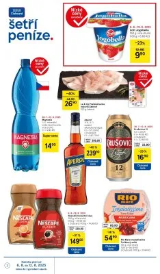 akční leták Tesco 6.8.2025-12.8.2025