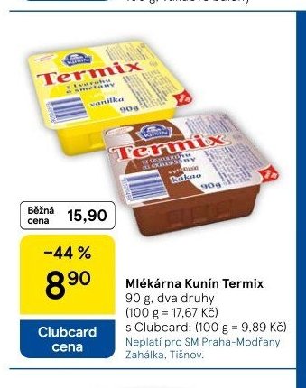Mlékárna Kunín Termix