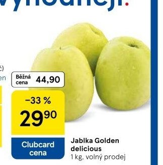 Jablka Golden delicious