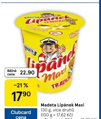 Dezert Lipánek Madeta