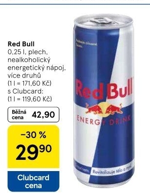 Energetický nápoj Red Bull