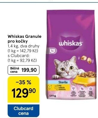 Granule pro kočky Whiskas