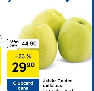 Jablka Golden Delicious