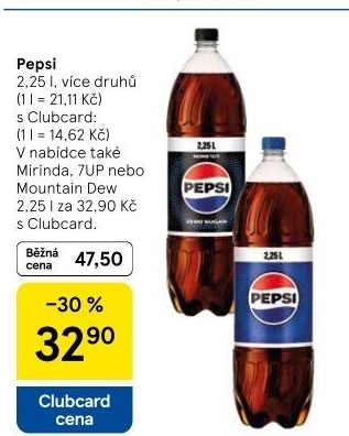 Limonáda Pepsi