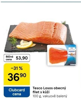 Losos obecný filety Tesco