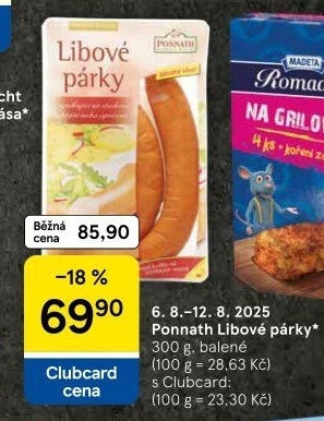 Párky libové Ponnath