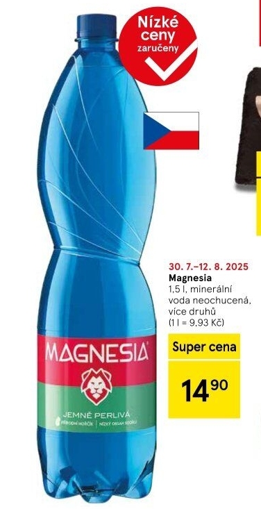 Přírodní voda Magnesia