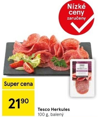 Salám Herkules Tesco