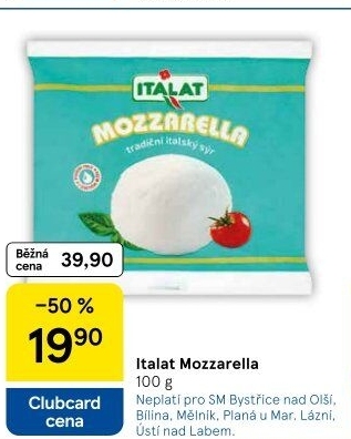 Sýr Mozzarella Italat