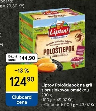 Sýr Pološtiepok na gril Liptov