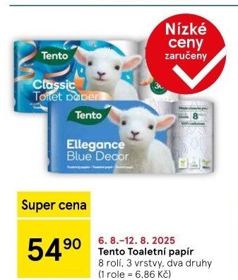 Toaletní papír 3vrstvý Tento