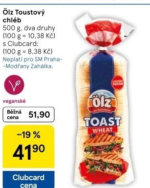 Toustový chléb Ölz