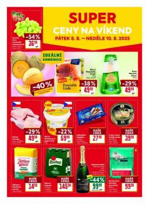akční leták BILLA 6.8.2025-12.8.2025