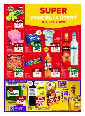 akční leták BILLA 6.8.2025-12.8.2025