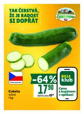 akční leták BILLA 6.8.2025-12.8.2025