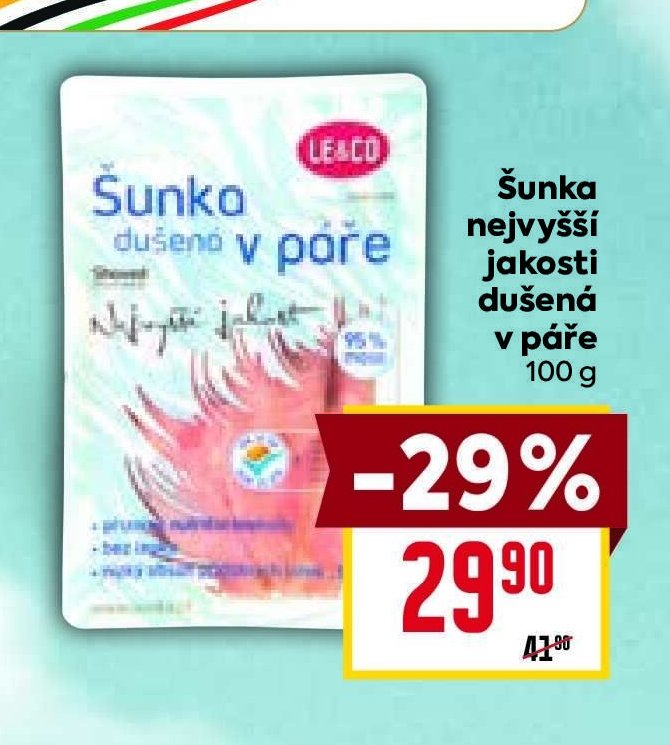 Šunka dušená v páře LE&CO