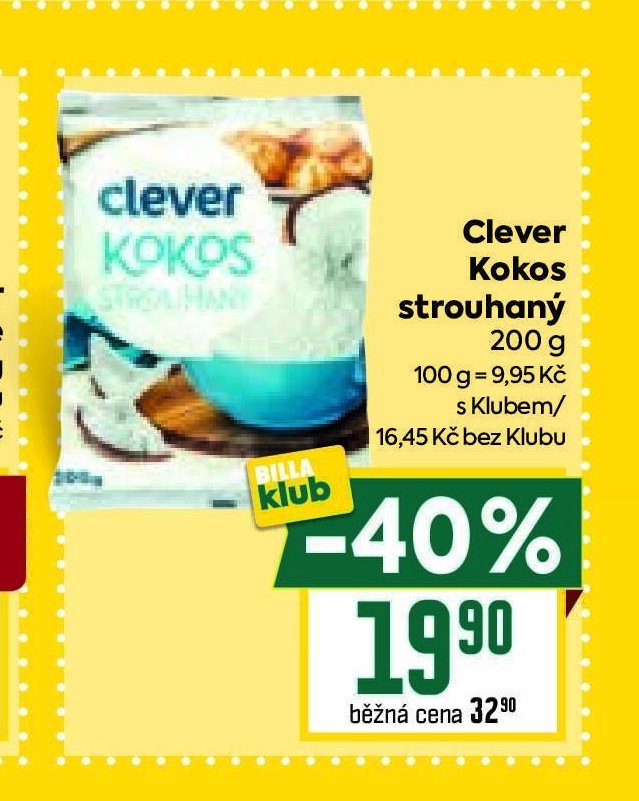 Clever Kokos strouhaný