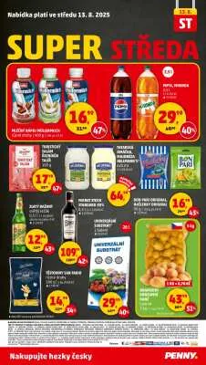 akční leták Penny Market 7.8.2025-13.8.2025
