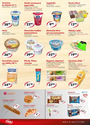 akční leták CBA 6.8.2025-17.8.2025