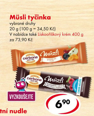 Müsli tyčinka Cerbona