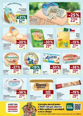 akční leták BILLA 6.8.2025-12.8.2025