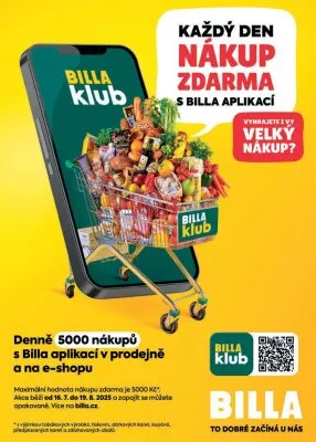 akční leták BILLA 6.8.2025-12.8.2025