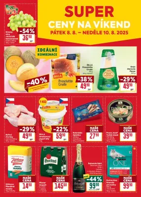 akční leták BILLA 6.8.2025-12.8.2025