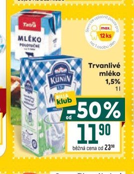 Trvanlivé mléko