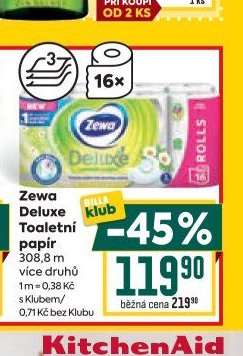 Zewa Deluxe Toaletní papír