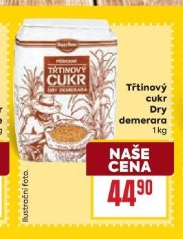 Třtinový cukr Dry demerara