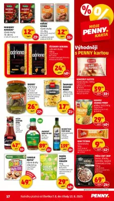 akční leták Penny Market 7.8.2025-13.8.2025