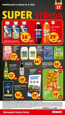 akční leták Penny Market 7.8.2025-13.8.2025