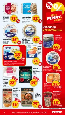 akční leták Penny Market 7.8.2025-13.8.2025