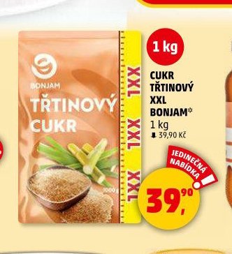Cukr třtinový XXL Bonjam
