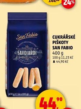Cukrářské piškoty San Fabio