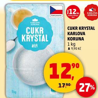 Cukr krystal Karlova Koruna