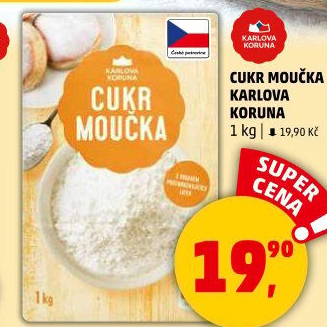Cukr moučka Karlova Koruna