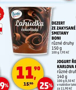 Dezert Lahůdka Boni
