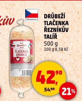 Drůbeží tlačenka Řezníkův talíř