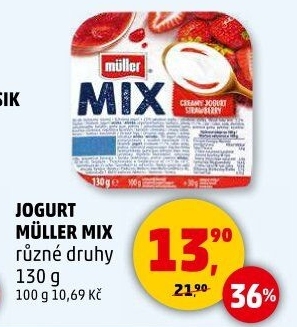 Jogurt Müller Mix