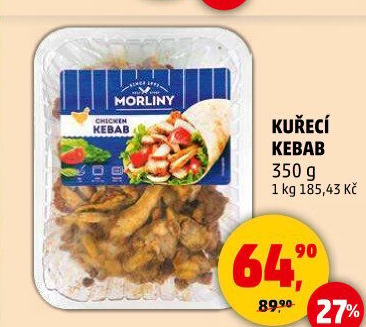 Kuřecí kebab Morliny