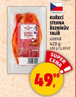 Kuřecí stehna uzená Řezníkův talíř