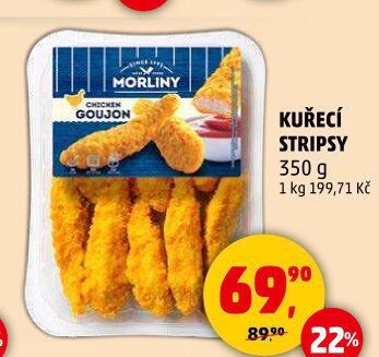 Kuřecí stripsy Morliny
